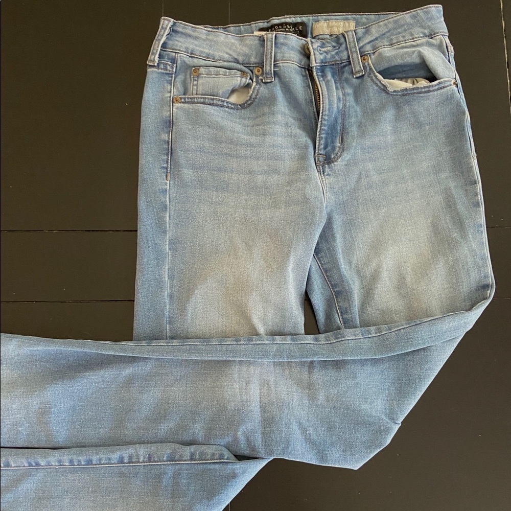 Aeropostale High Waisted Light Blue Skinny Jeans